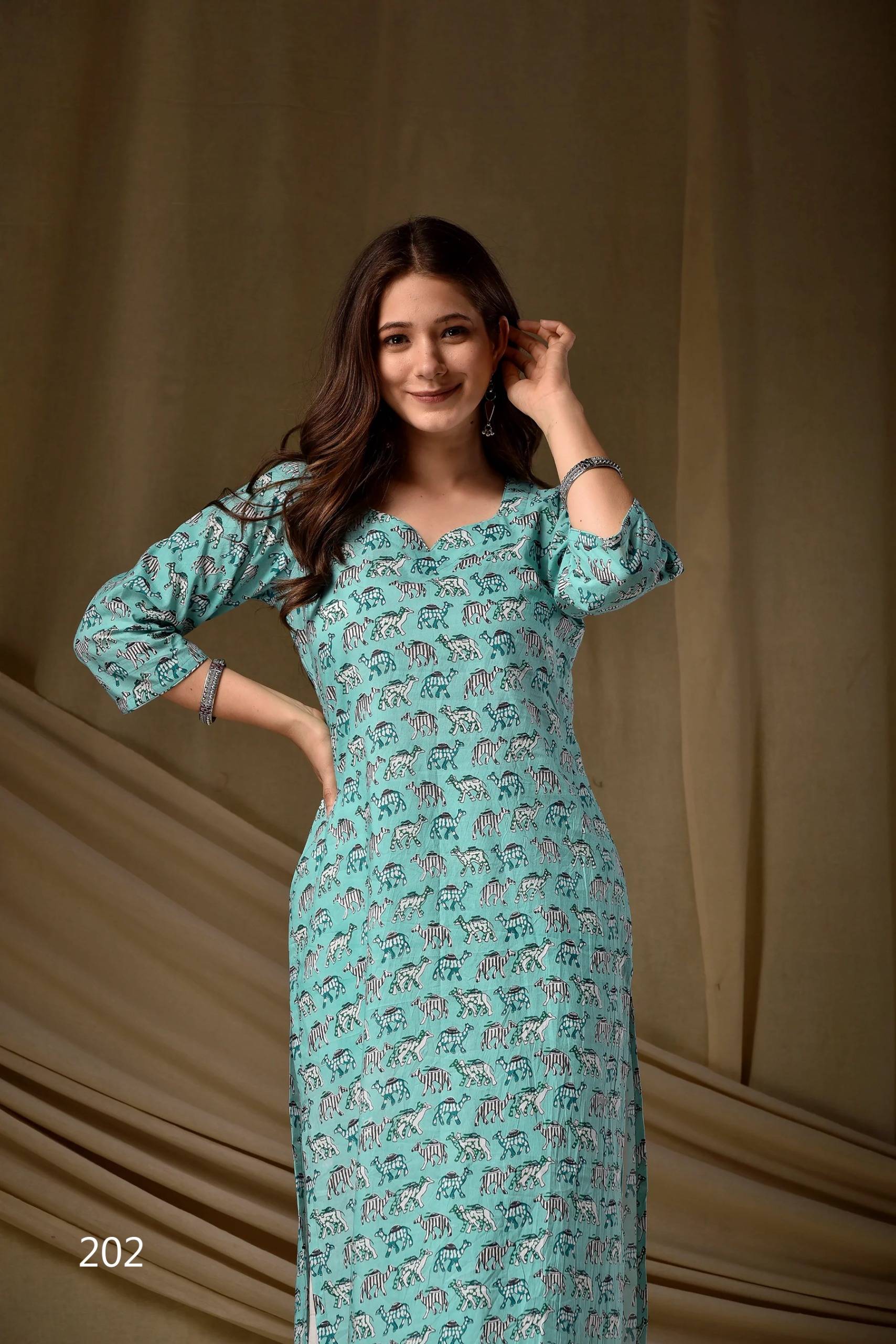 IRA Vol 2 By IRA fashion 201 To 205 Series Beautiful Festive Suits Colourful Rayon Print Kurtis At Wholesale Price
